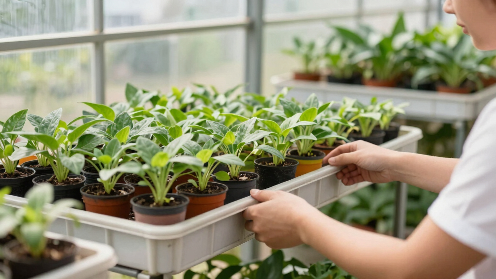 best nursery racks for greenhouse starts