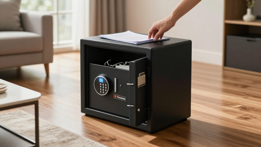 burglary resistant safe with 2 hour fire rating