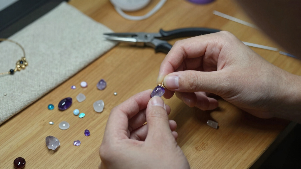 crystal healing jewelry