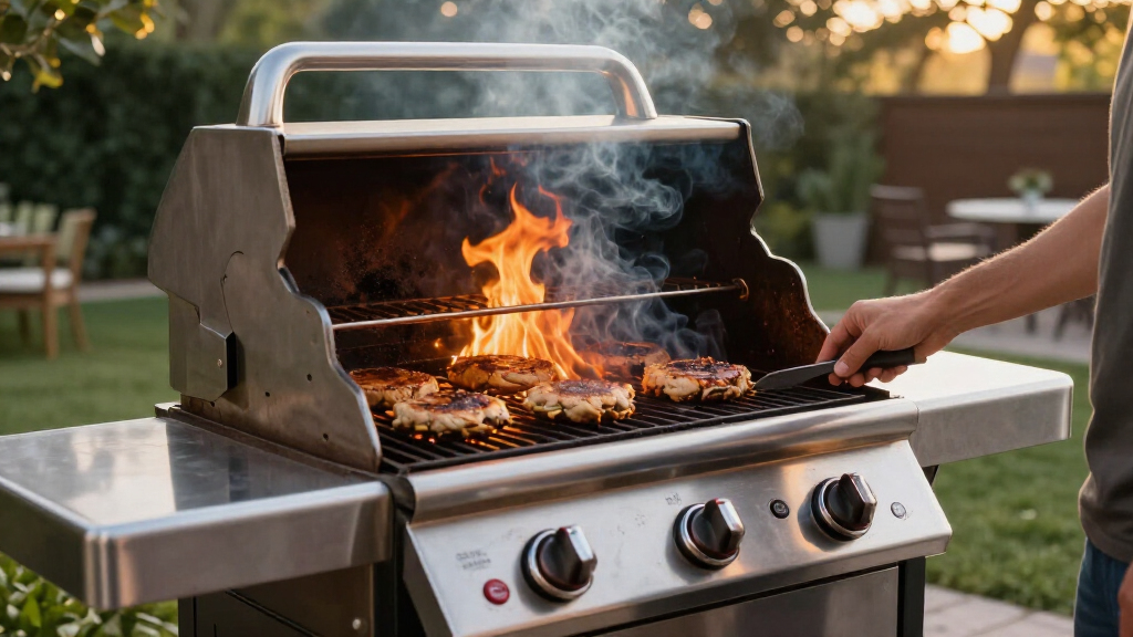 best stainless steel gas grill 4 burner