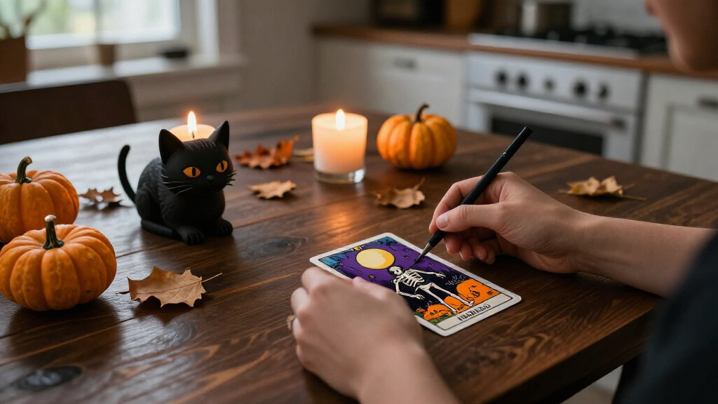 Halloween tarot card decks