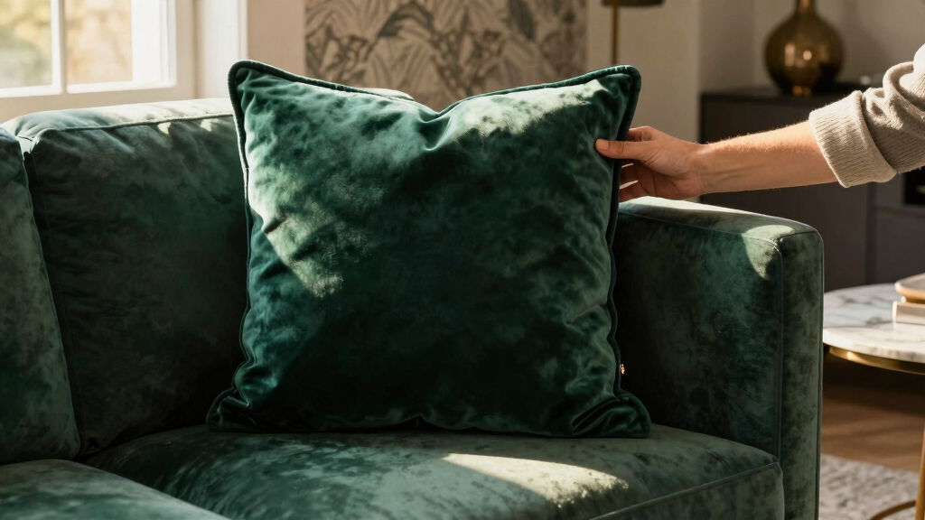 luxury velvet throw pillows