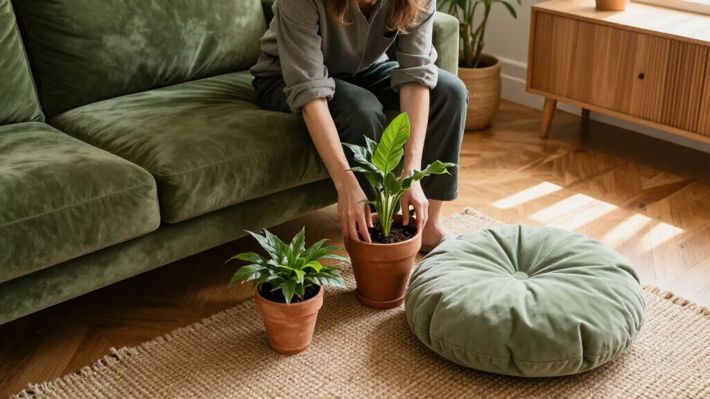 best green living room decor
