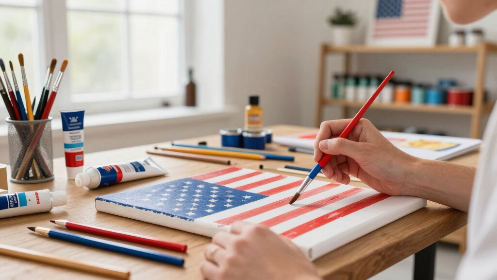 patriotic art supplies