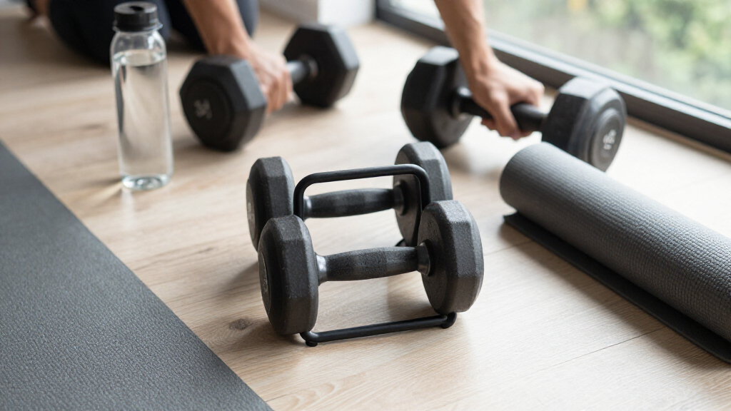 best dumbbell set with rack premium