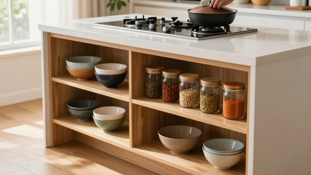 best kitchen island storage solutions