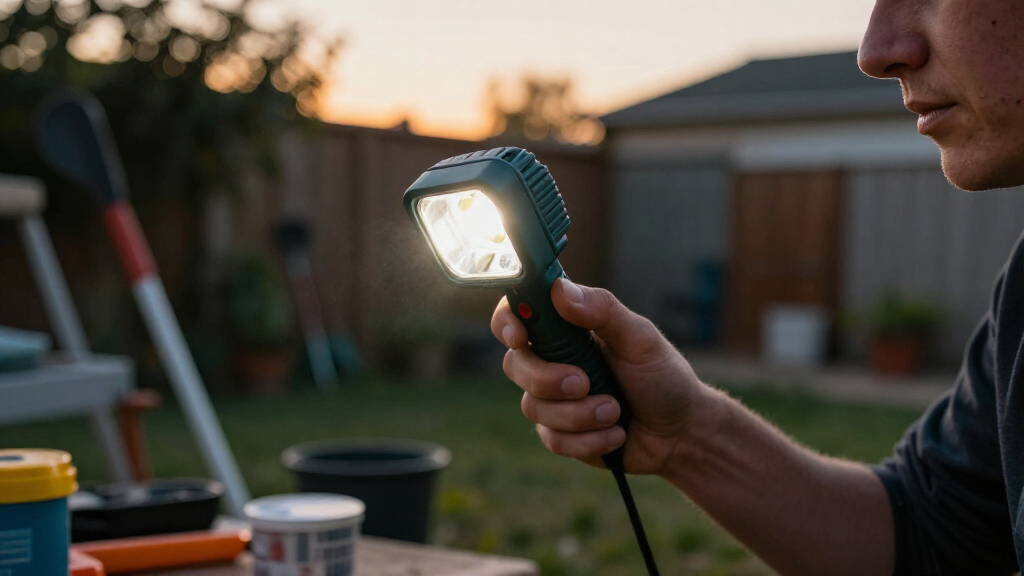 rechargeable work lights set