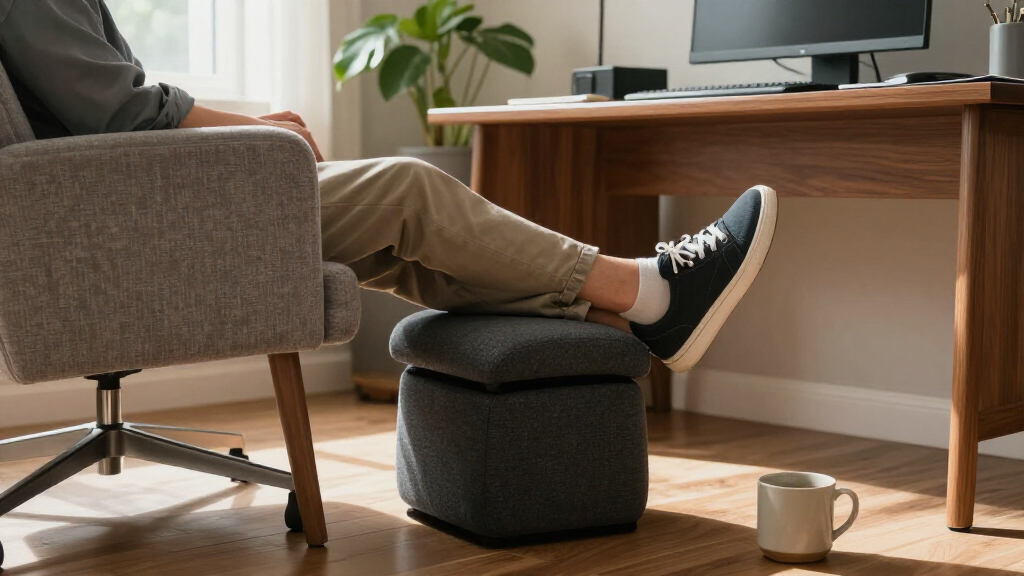 ergonomic footrests for desk