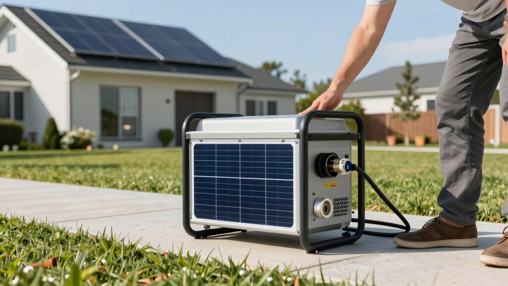solar backup generators