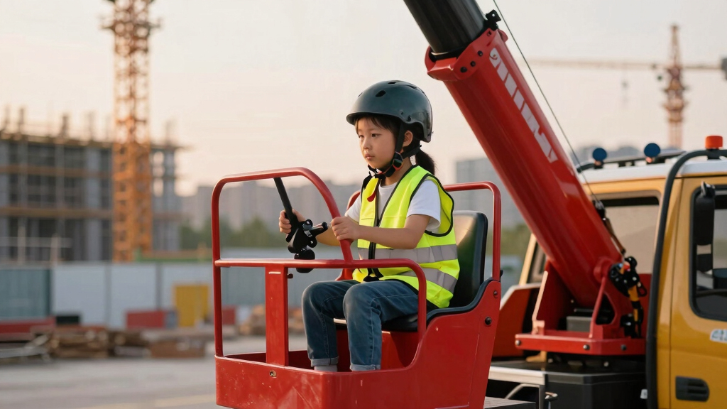 ride on crane truck for kids