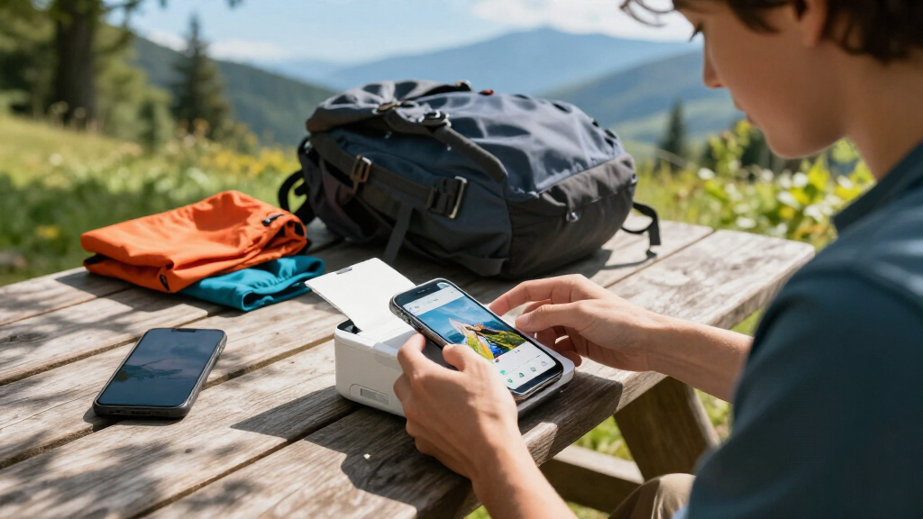compact printer for travel photos