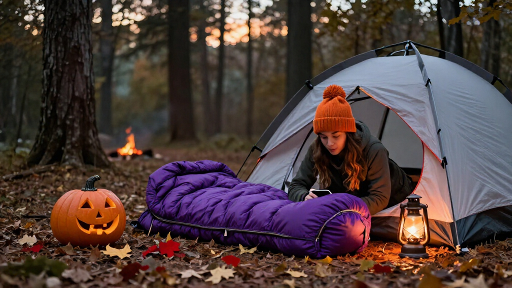 halloween camping sleeping bags