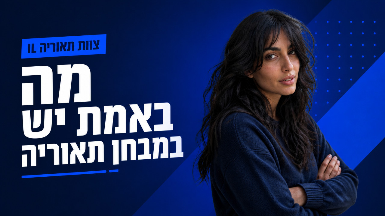 כמה שאלות יש במבחן תאוריה ואיך הוא בנוי? [נתוני 2026]