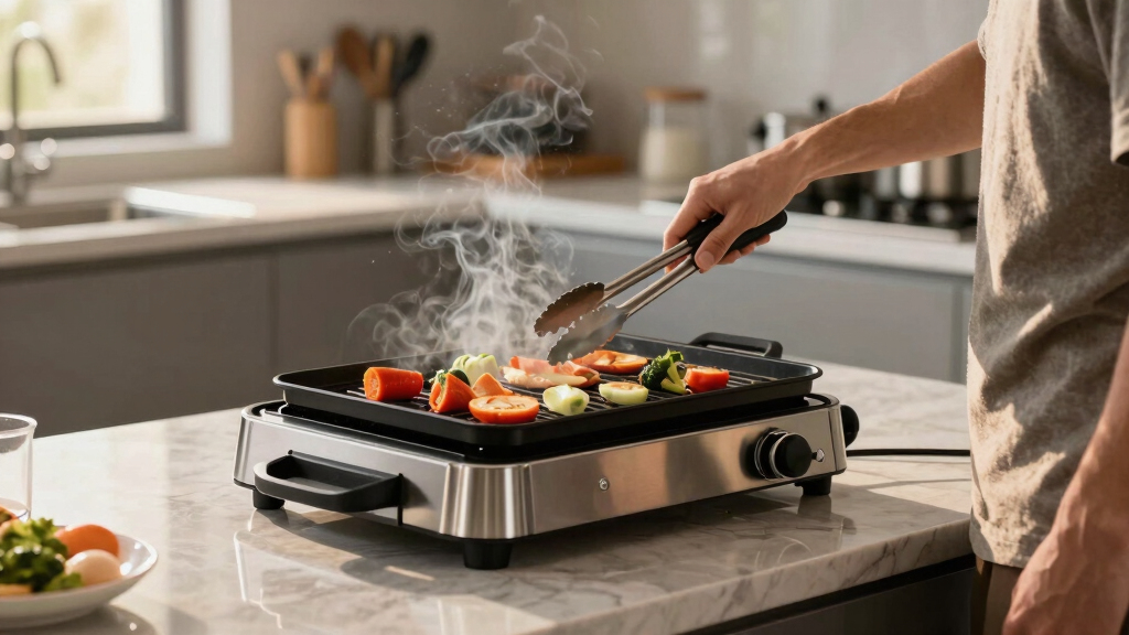 electric indoor smokeless grills