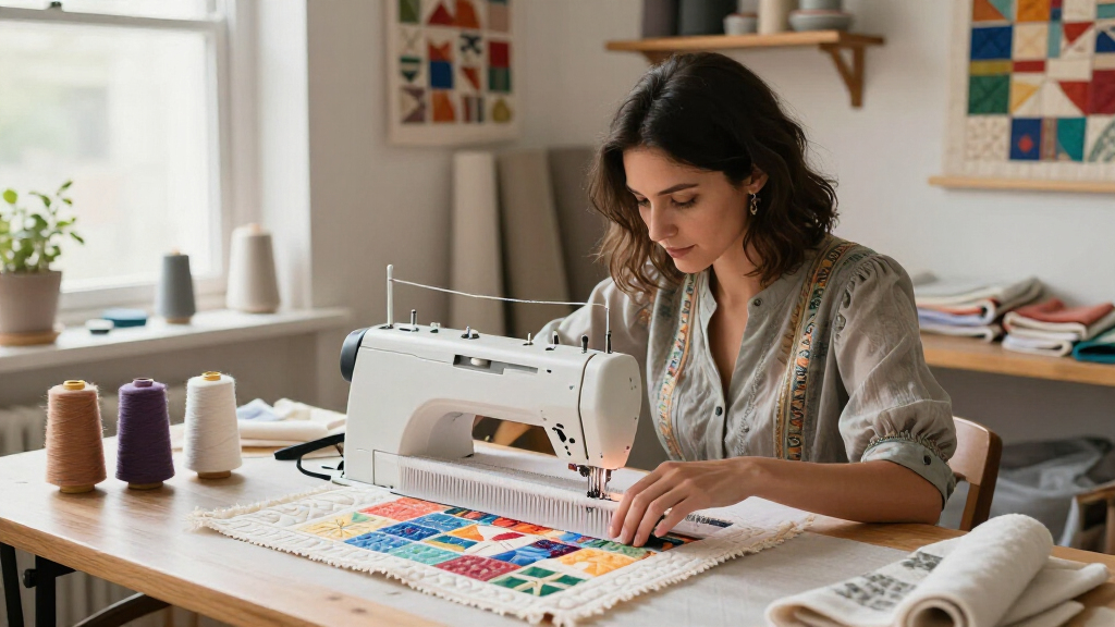 quilting machine for textile artists