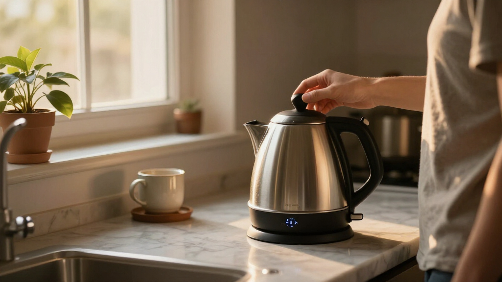 electric kettle with temperature control