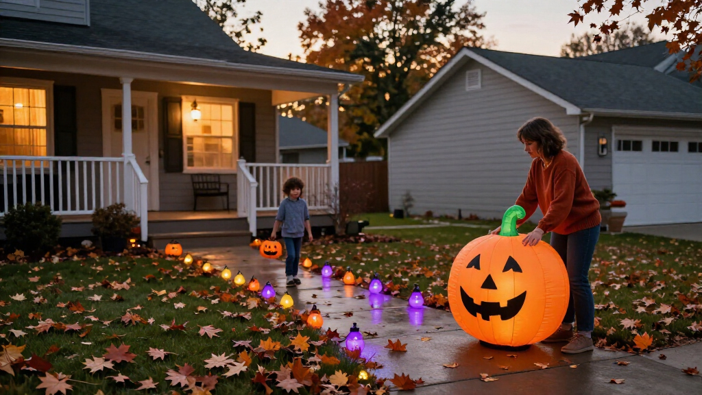 Halloween outdoor inflatables