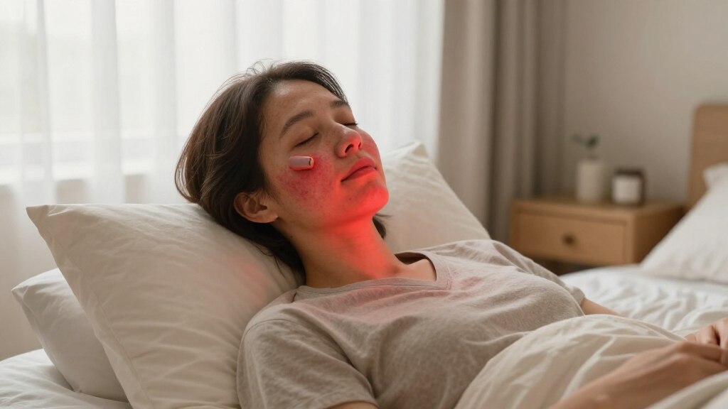 red light therapy device for rosacea