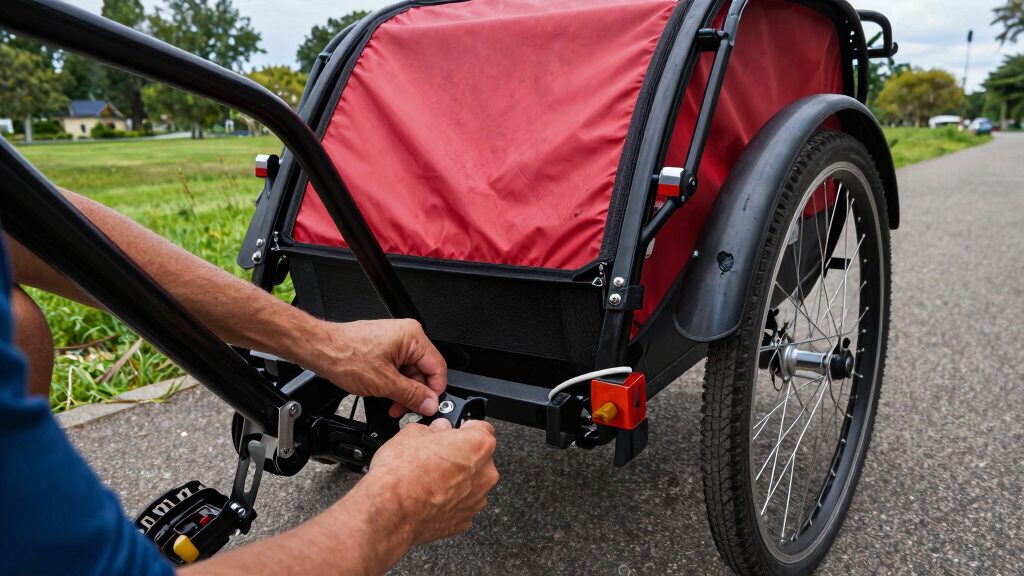 bicycle for pulling a trailer
