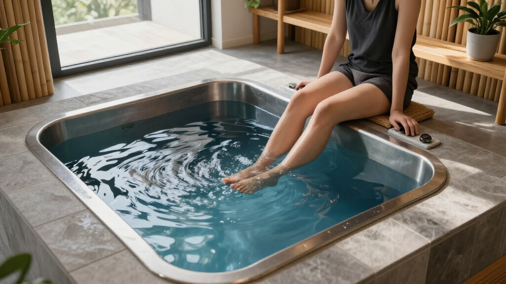 best cold plunge tub for home recovery space