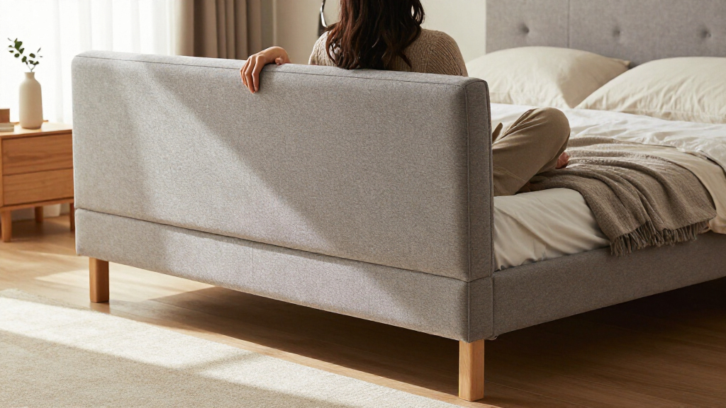 best upholstered bed frame with strong support