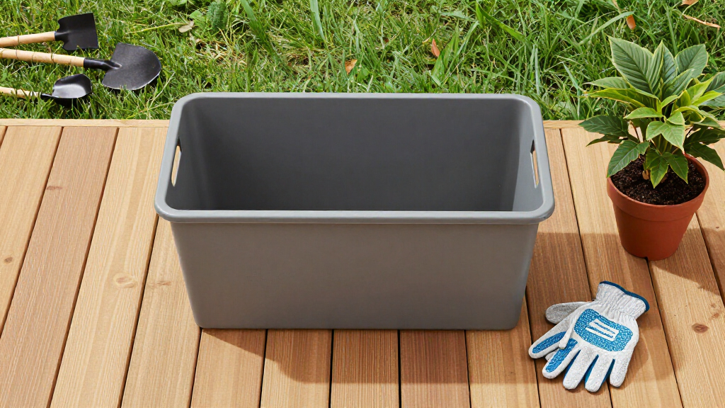 outdoor gardening storage bins