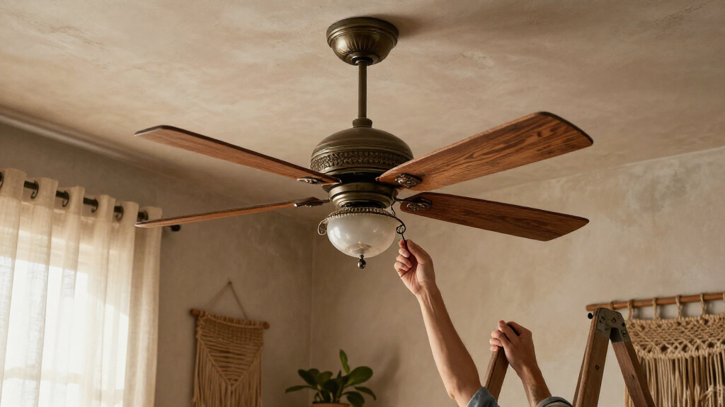 vintage boho ceiling fans