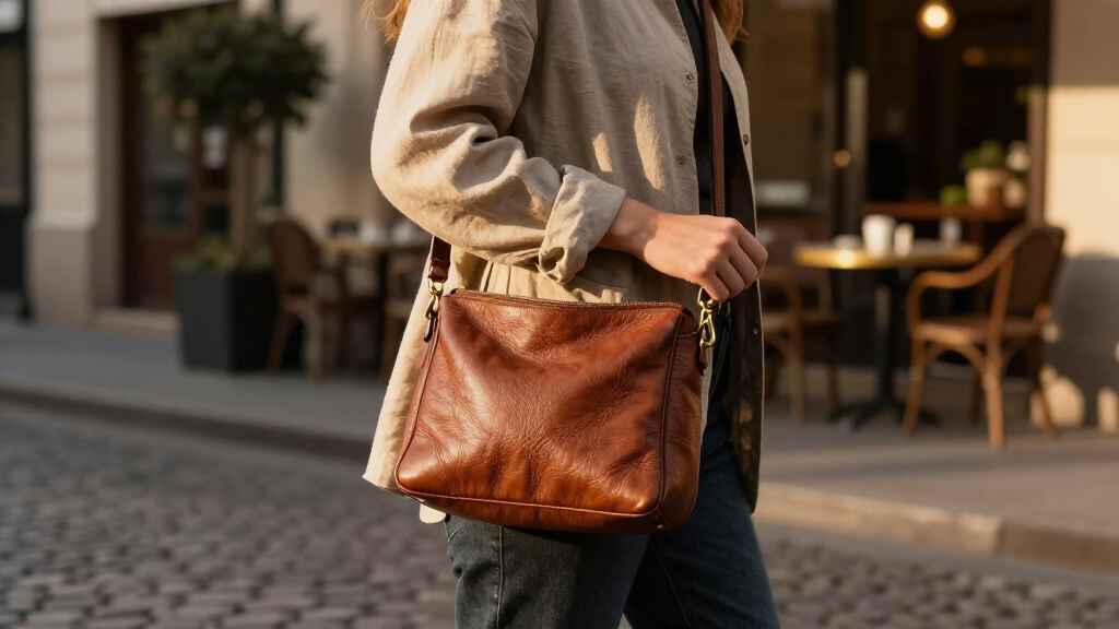 leather crossbody bags for women
