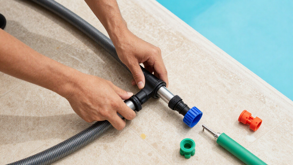 automatic pool cleaner hoses and attachments
