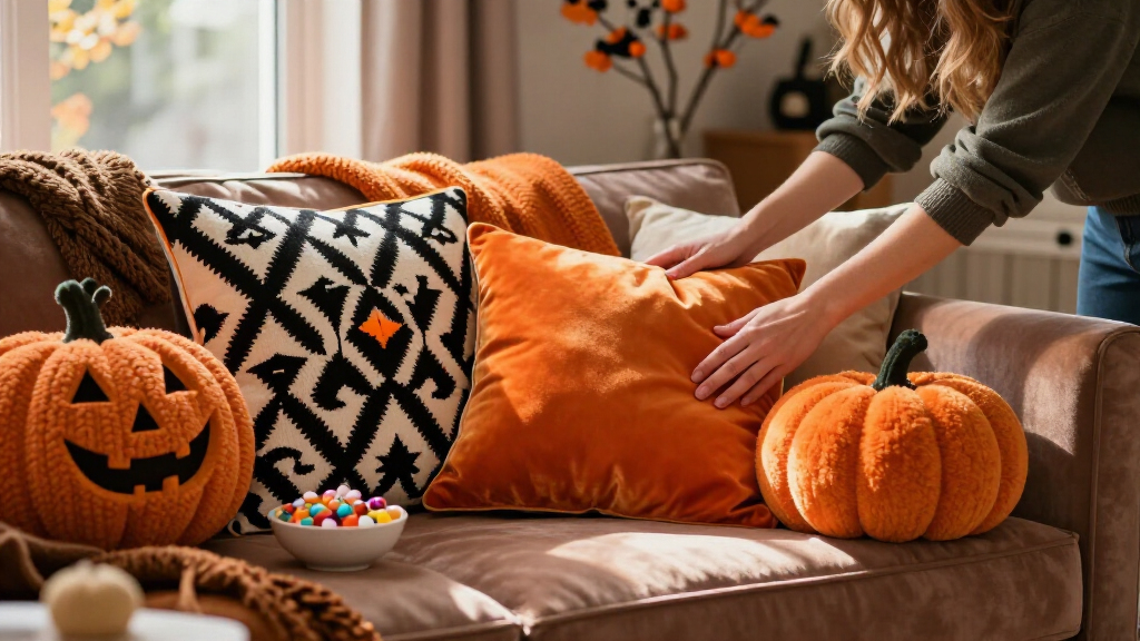 Halloween decorative pillows