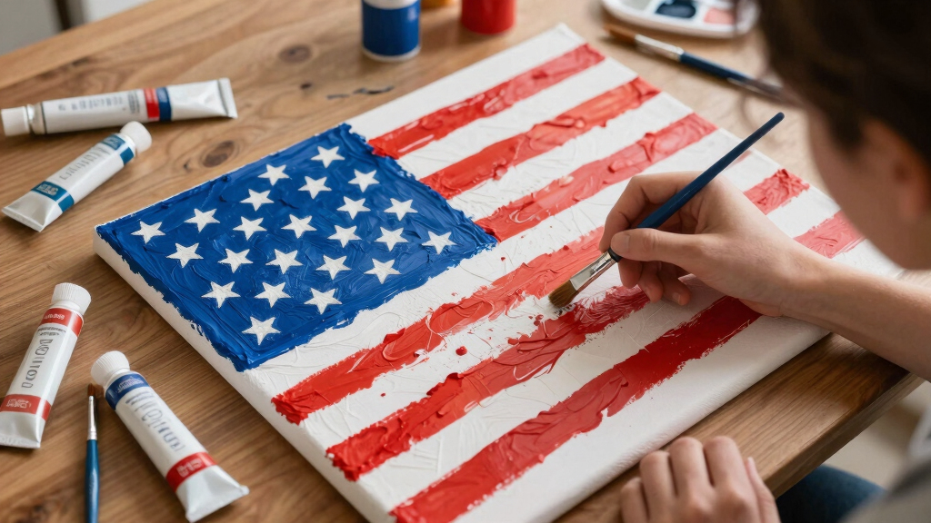 patriotic art supplies