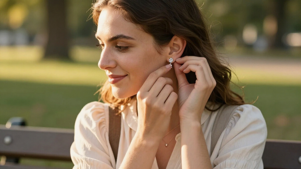 high end moissanite stud earrings