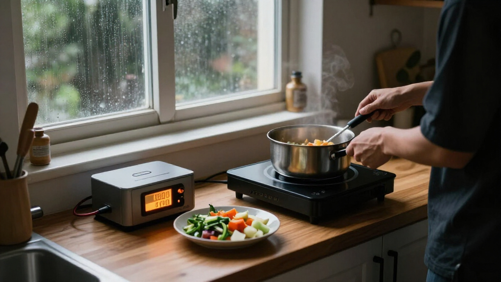 induction cookbackup for outage cooking