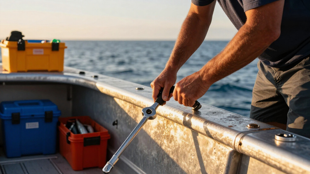 outriggers for offshore fishing boat
