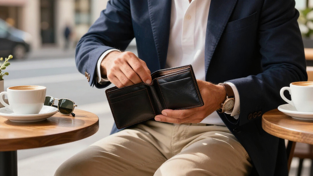 luxury mens leather wallets