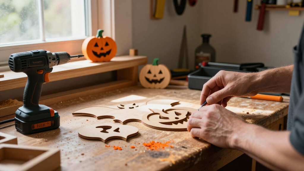 Halloween woodworking project kits