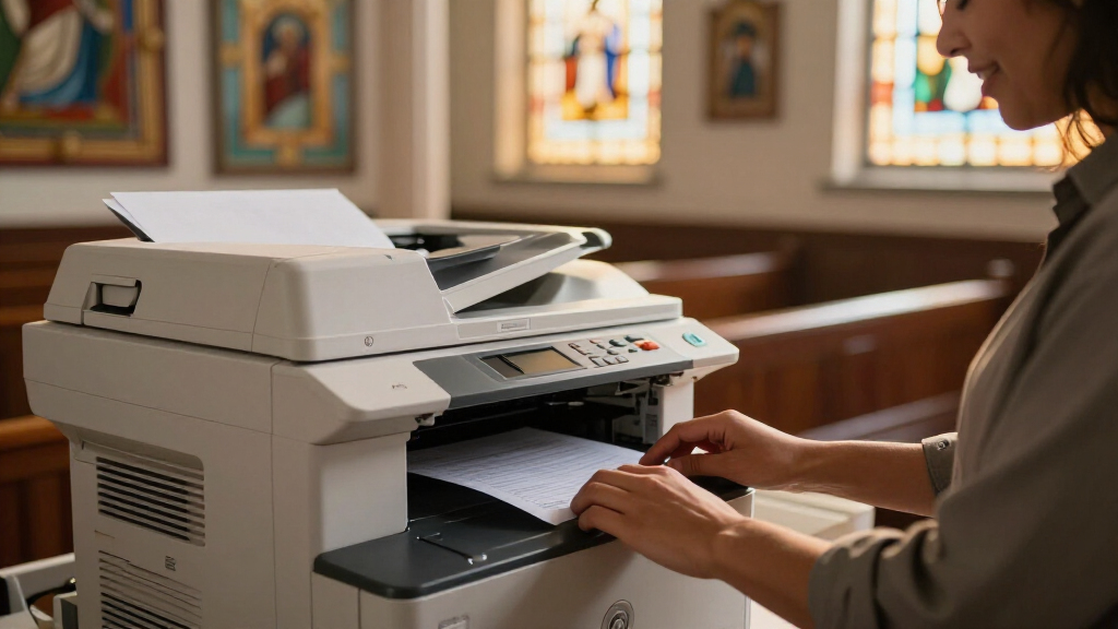 church copier machine