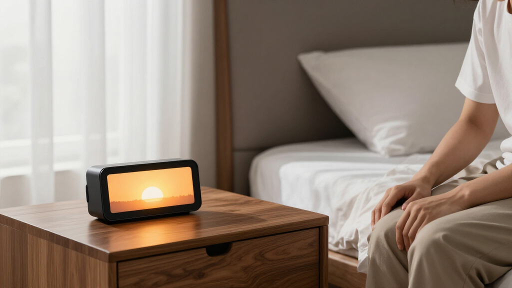 smart alarm clocks with sunrise light