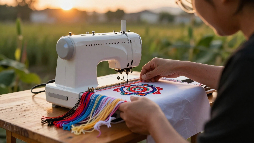 embroidery machine for cultural designs