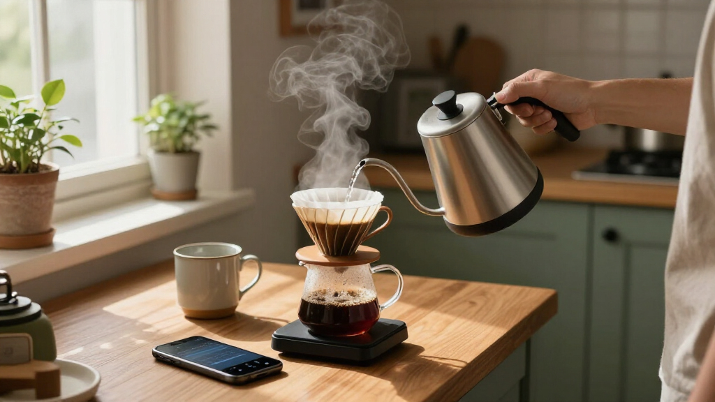 pour over kettle with bluetooth