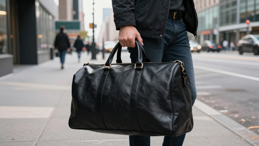best premium leather travel duffel