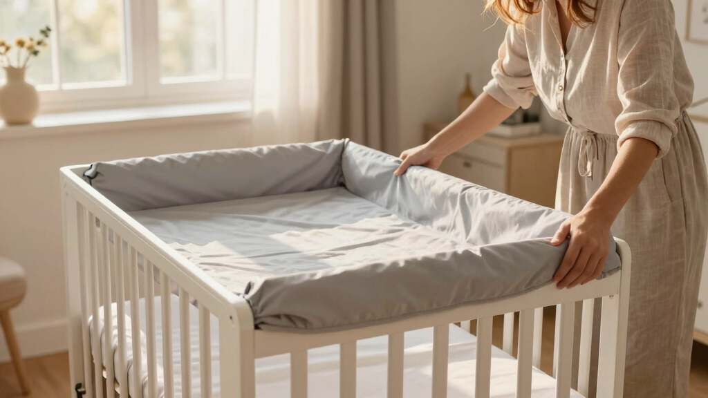 best minimalist cribs with changing topper