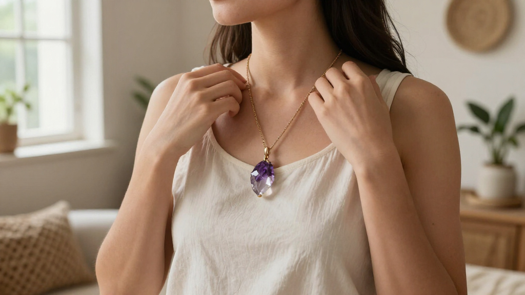 crystal healing jewelry