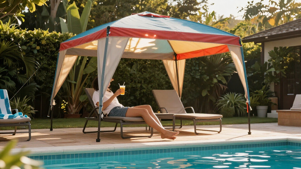 pop up canopies for pool parties