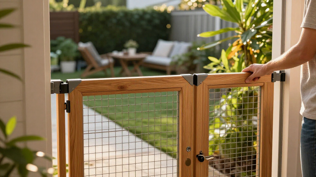pet gate extra wide premium on amazon
