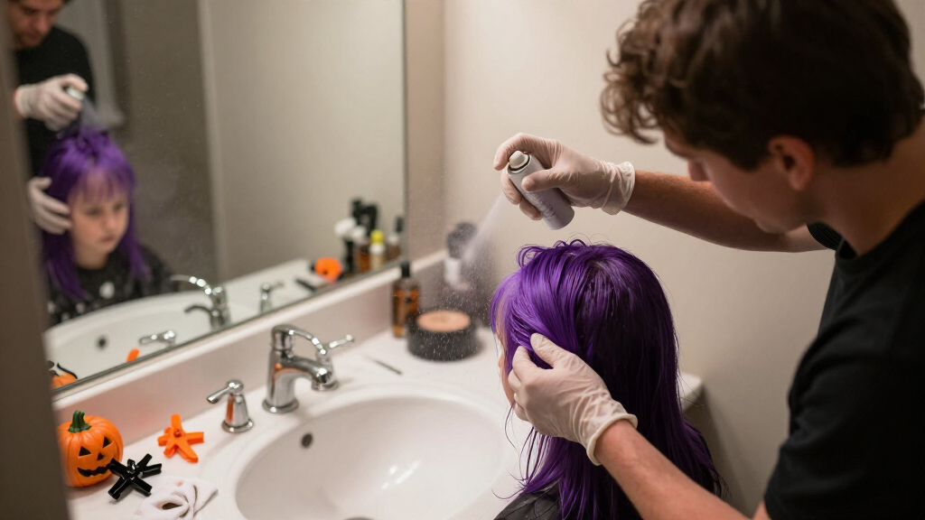 temporary hair color sprays for Halloween