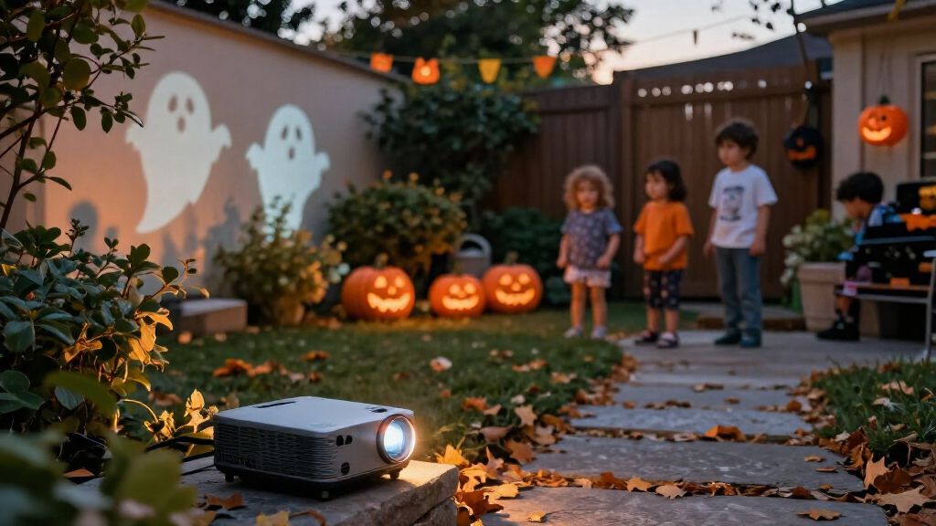 outdoor Halloween projectors