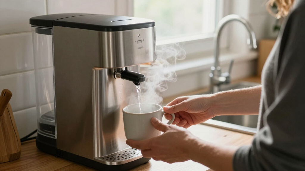 instant hot water dispenser for under sink systems