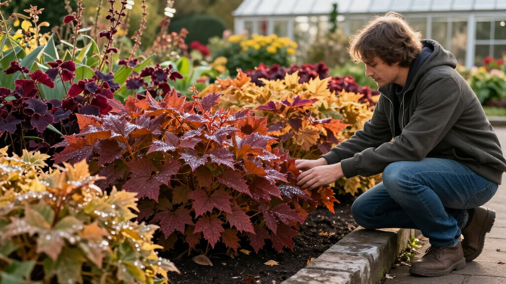 best fall color shrubs and perennials
