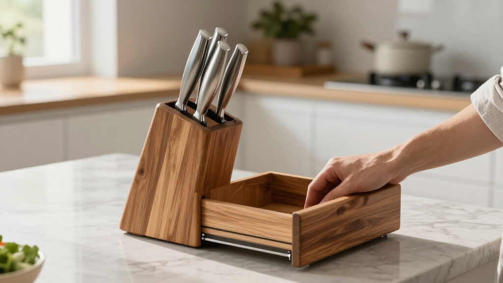 drawer knife block